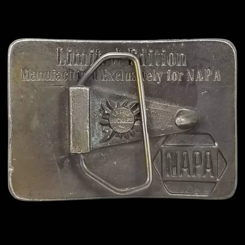 NAPA Belt Buckle Automotive Parts Association Collectible Car By Lewis Buckles‎